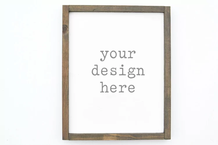 11x14 Wood Sign Mockup| Digital File | Sublimation | SVG