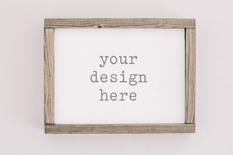 Wood Sign Mockup| Stock Photo| Flat Lay | Sublimation SVG