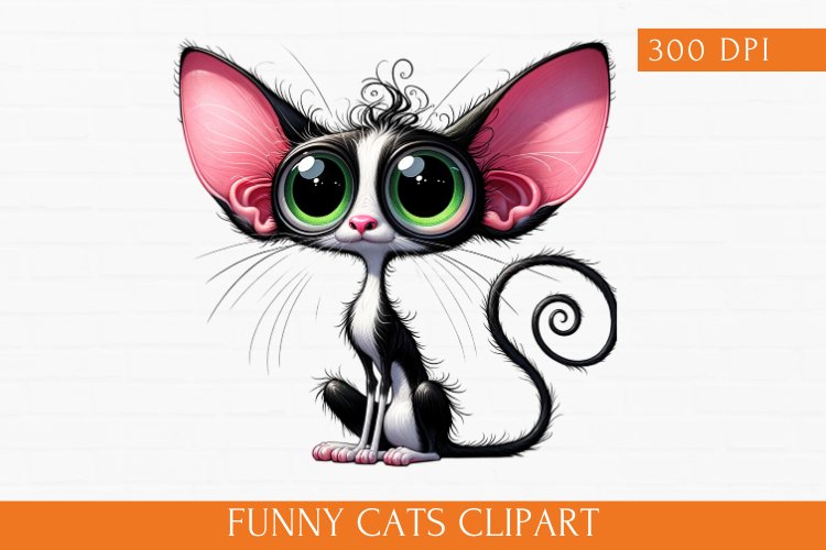 Black Cat Clipart Image 10