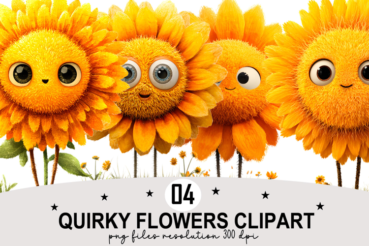 Red Flower Clipart Image 3