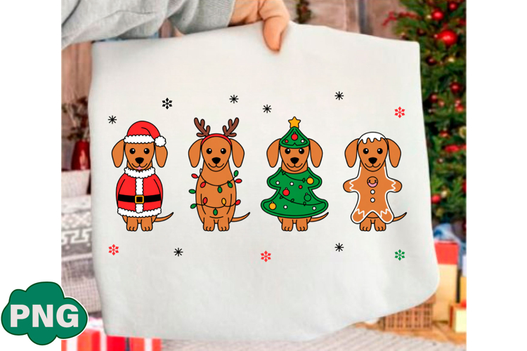 Christmas Dachshund PNG Dog Lover PNG