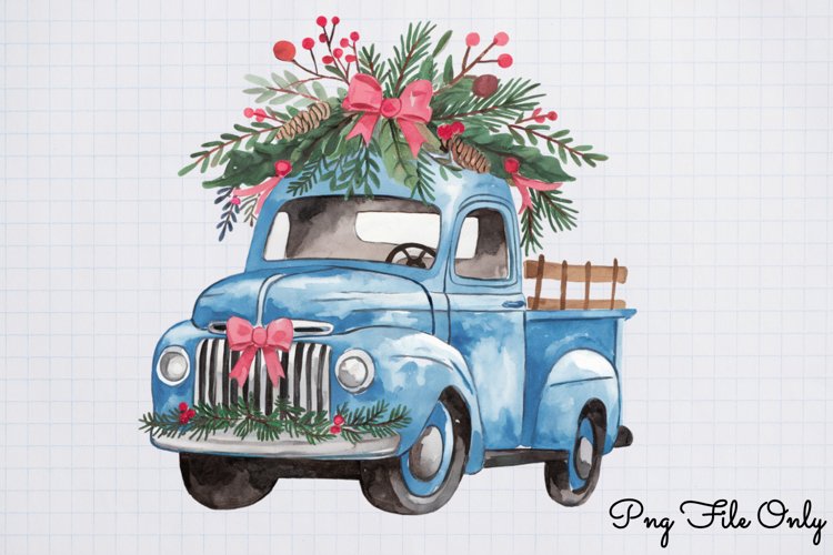 Pastel Christmas Sublimation Clipart PNG