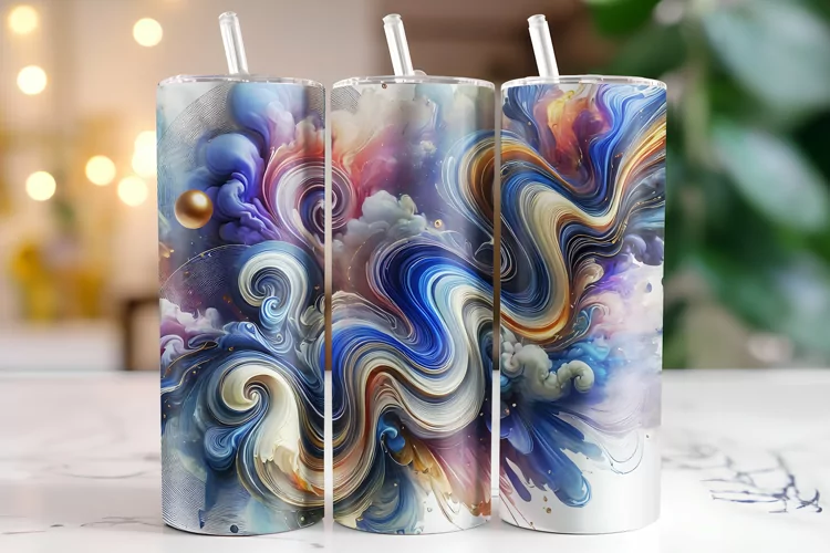 Abstract Tumbler Wrap | Sublimation | Tumblers