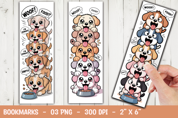 Cute Puppy Bookmark Sublimation