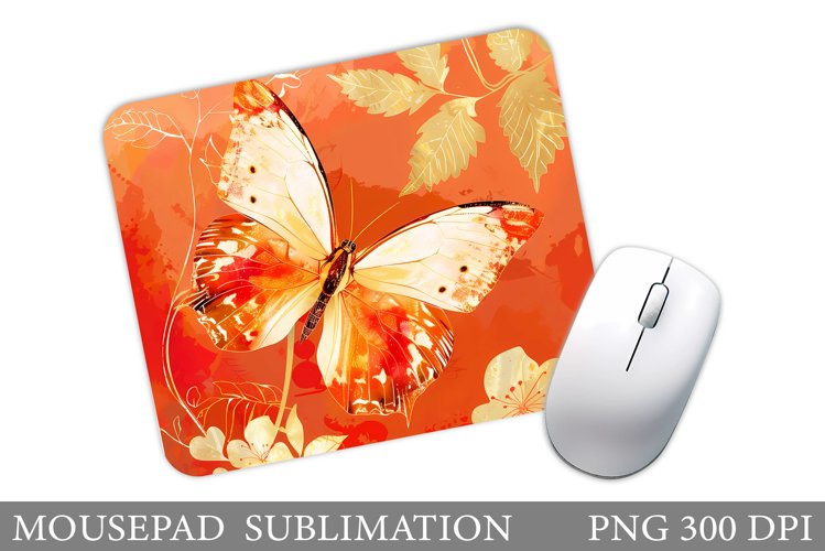 Butterfly Mouse Pad Design. Butterfly Sublimation