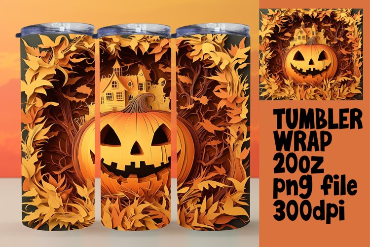 Halloween Tumbler Wrap Image 12