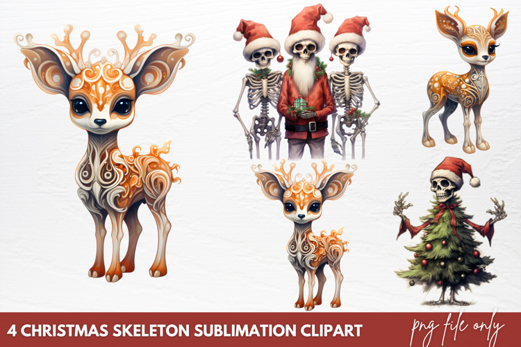 Dancing Skeleton Clipart Image 7