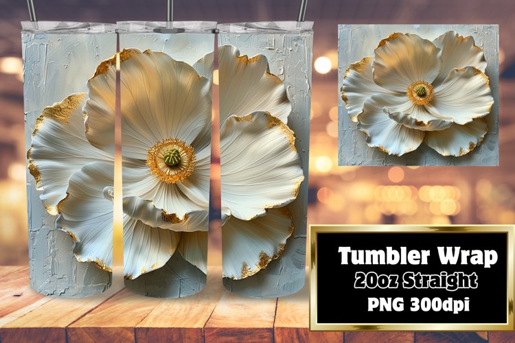 Blossom Burst: 3D Tumbler Design example image 1