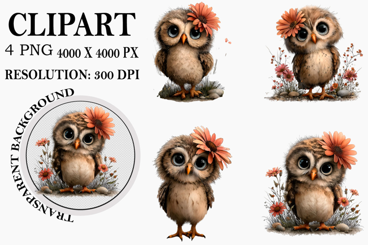 Whimsical Spring Animals Clipart Watercolor PNG