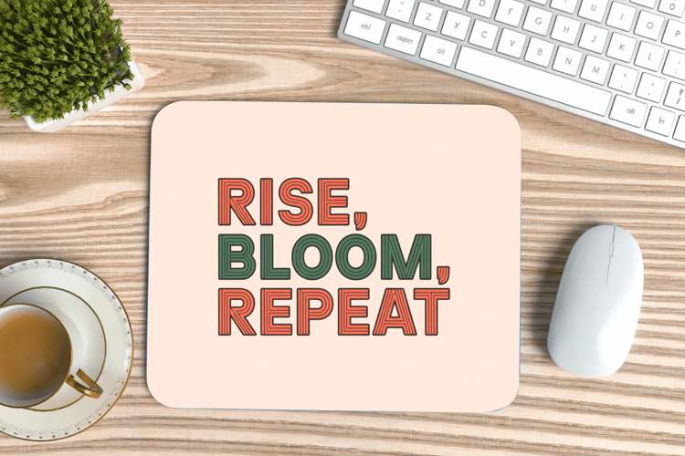 Inspirational Quotes Mouse Pad, Motivational PNG Sublimation