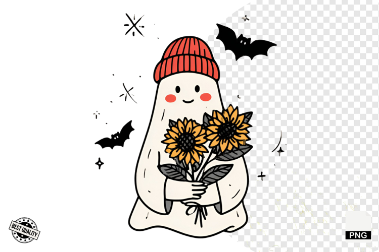 Cute Halloween Ghost Clipart