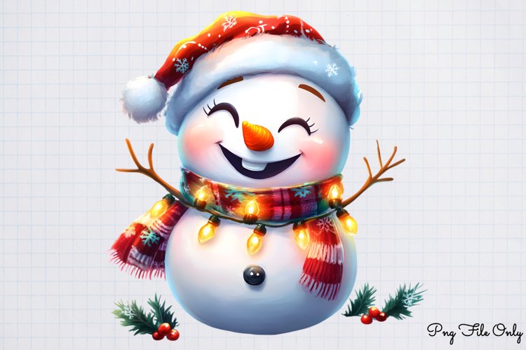 Cute Snowman Clipart