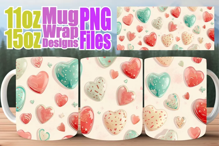 Valentine's Joy in Mug Pattern