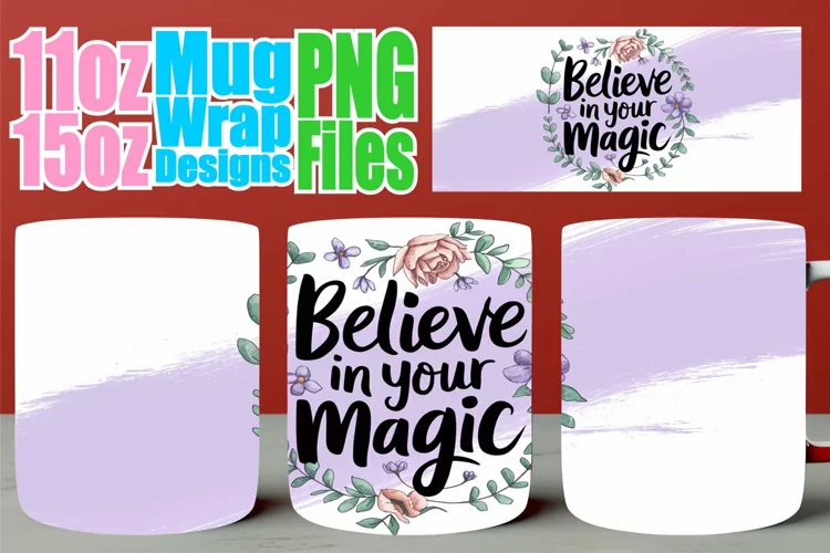 Enchanted evenings 11oz 15oz sublimation wrap, Quote