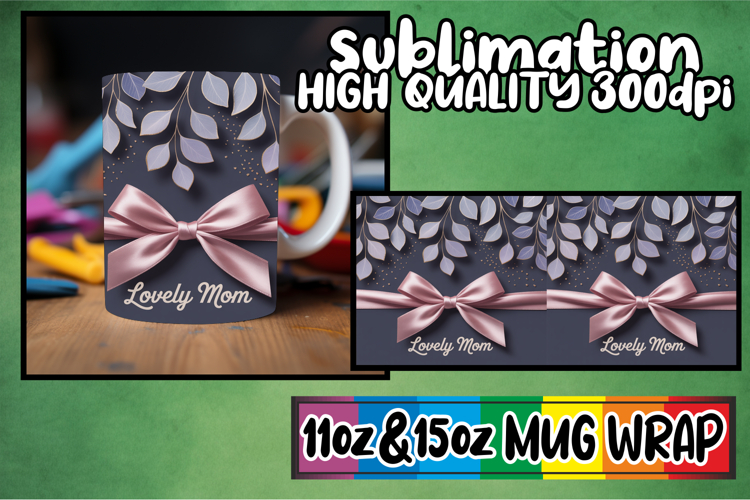 Bright beginnings 11oz 15oz sublimation wrap, Mothers Day