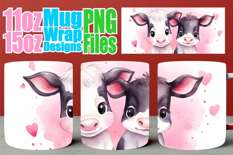 Valentine's Day Delights: Sublimation Mug Wrap example image 1