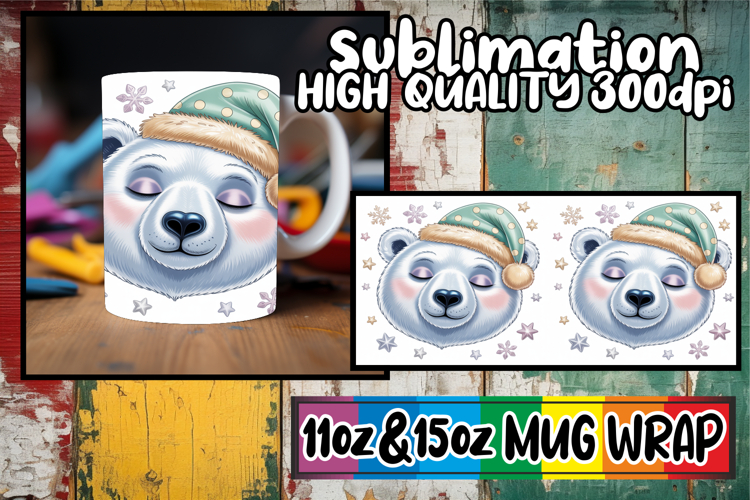 Dreamy afternoons 11oz 15oz sublimation wrap, Cute Christmas