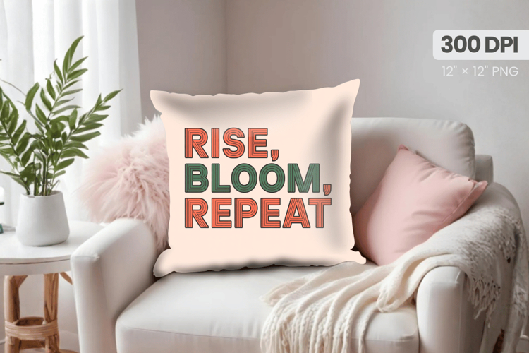 Inspirational Quotes Pillow PNG Motivational PNG Sublimation