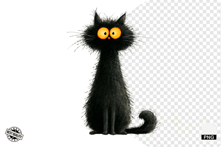Halloween Black Cat Clipart