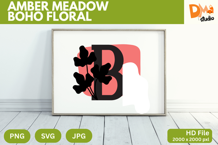 Boho Floral Svg Image 9