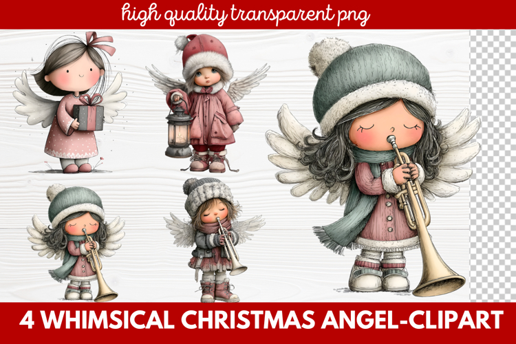 Christmas Angel Clipart Image 16