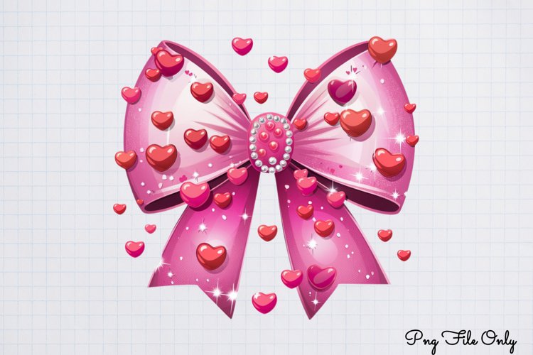 Coquette Valentine Clipart PNG