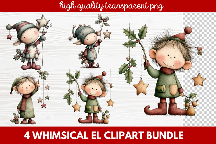 Cute Elf Clipart Image 2