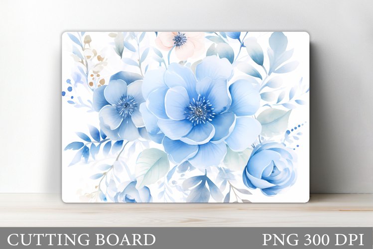 Flowers Cutting Board. Kitchen Cutting Board Sublimation example image 1