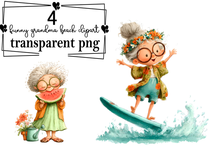 Watercolor Beach Clipart Image 16