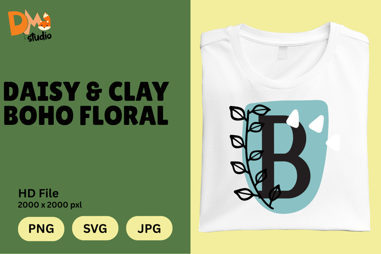 Floral Letter Svg Image 12
