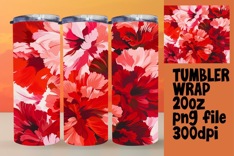 Meadow Blossoms 20oz Tumbler Sublimation Wrap