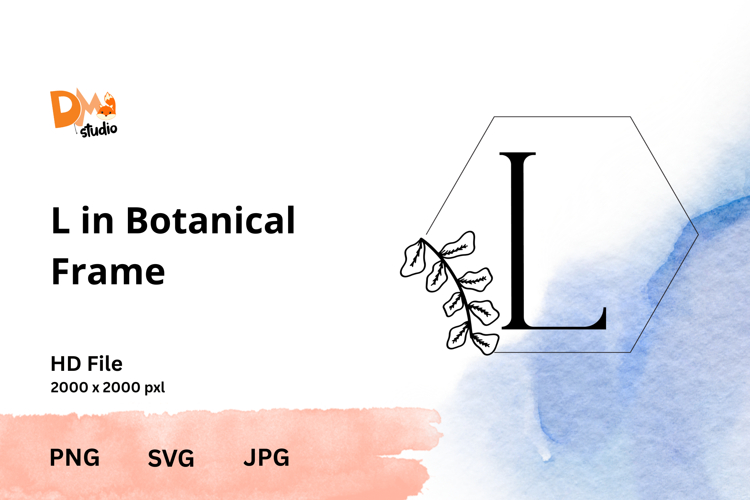 Botanical Frame Monogram