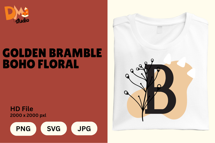 Floral Letter Svg Image 20
