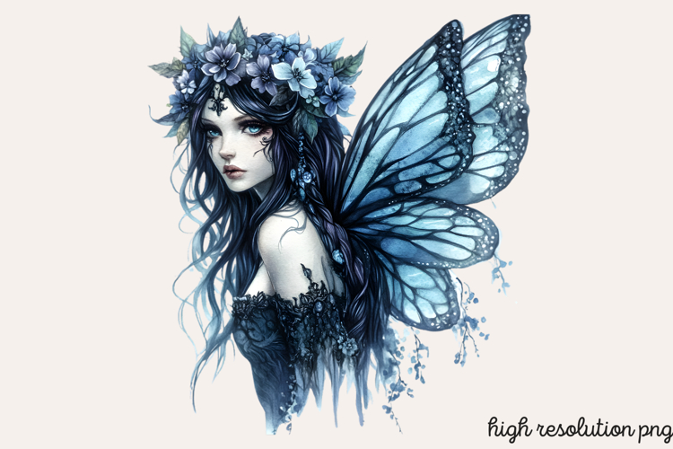 Gothic Under the Sea Clipart PNG