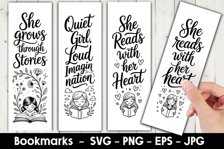 She Grows Stories Bookmark Sublimation