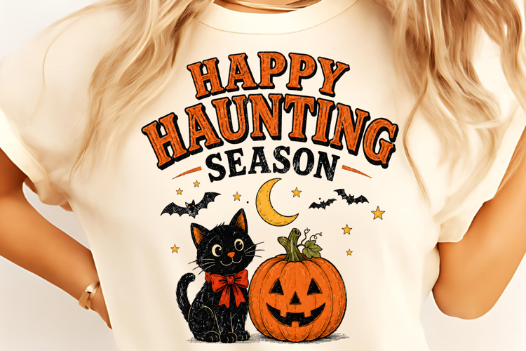 Happy Haunting Season PNG, Halloween Sublimation, Halloween