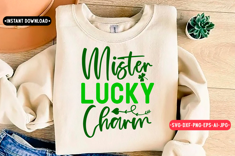 Mister Lucky Charm st Patricks day SVG Design
