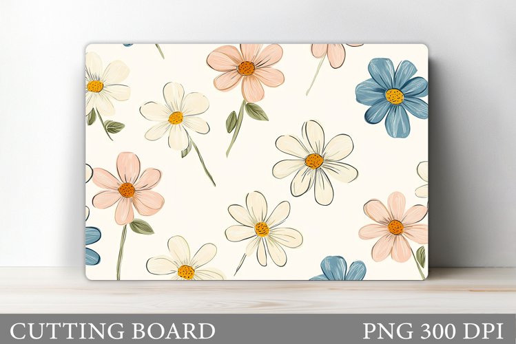 Flowers Cutting Board. Floral Cutting Board Design example image 1