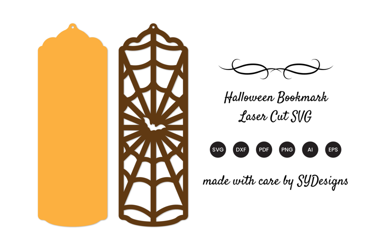Halloween Bookmark Laser Cut SVG