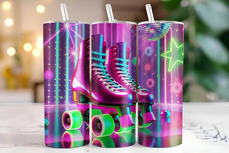 Skates Tumbler Wrap | Sublimation | Tumblers