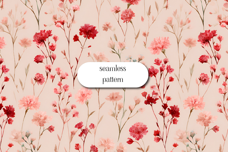 Floral Seamless Pattern Image 6