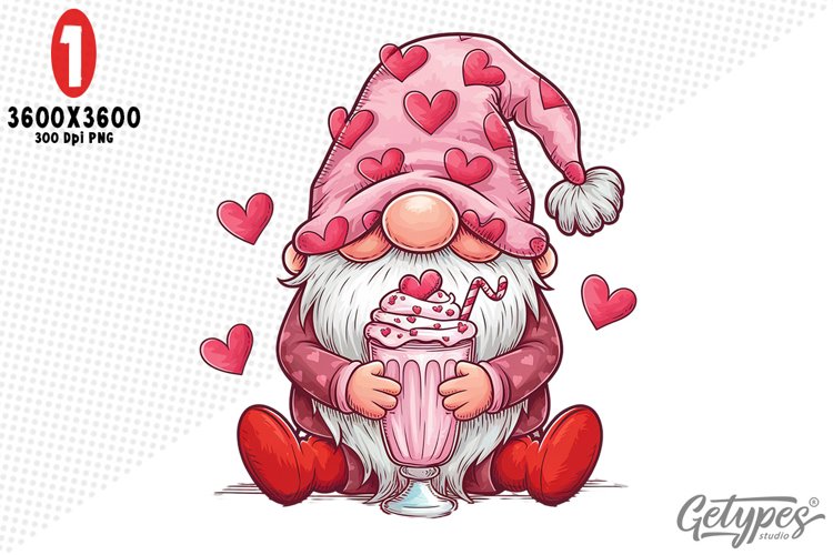 Valentine Gnome Clipart Image 11