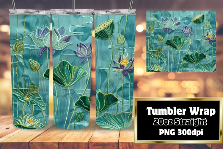 Funky 3D Abstract Sublimation Tumbler