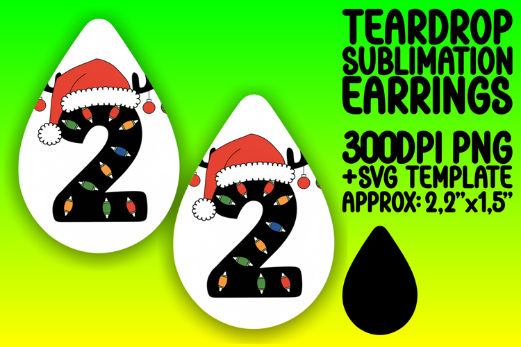 Unique Teardrop Design for DIY Projects , Christmas