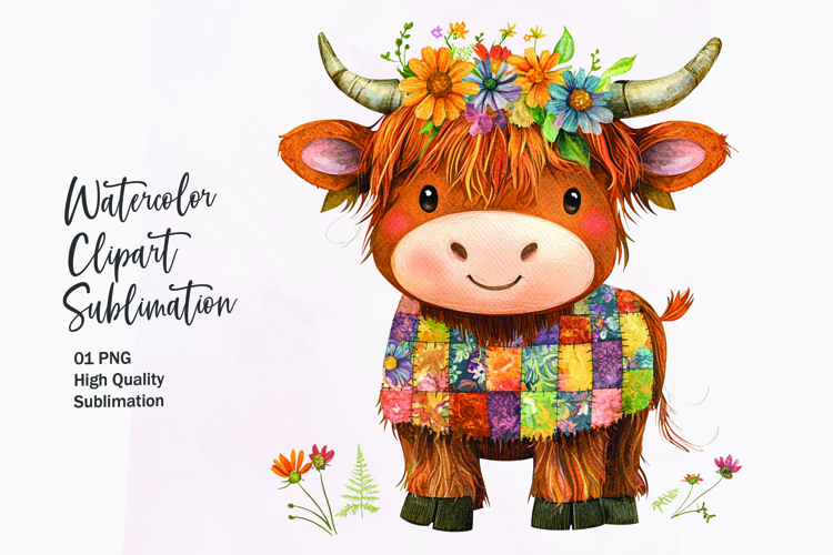 Highland Cow Clipart Image 8