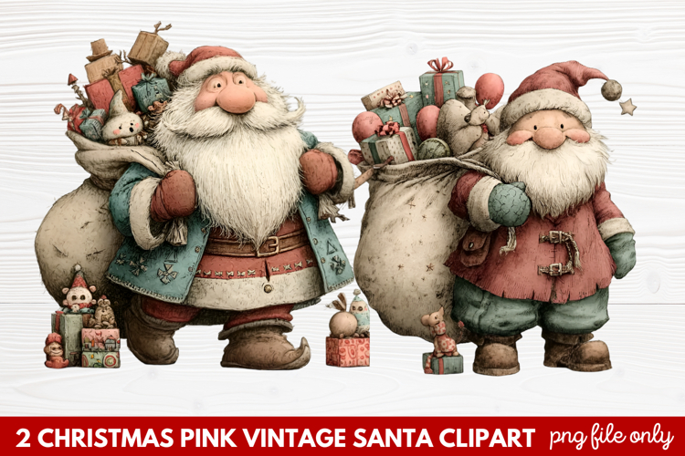 Cute Santa Clipart Image 20