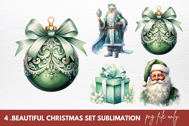 Christmas Watercolor Clipart Image 13