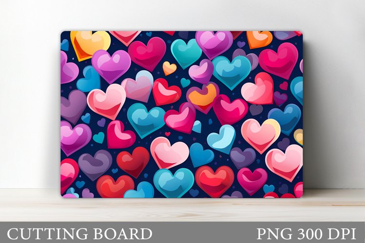 Hearts Cutting Board Design. Hearts Kitchen Cutting Board