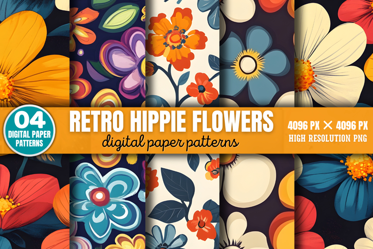 70s Hippie Background Image 17