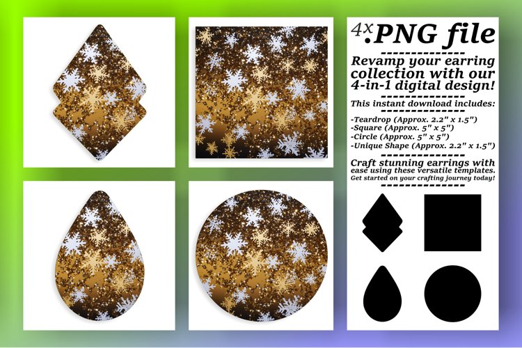 Seasonal Sparkle Spectacle: Holiday Snowflakes Art example image 1